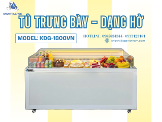 Tủ Mát Trưng Bày Siêu Thị KDG-1800VN– Giải Pháp Trưng Bày Mở Đa Năng Cho Cửa Hàng