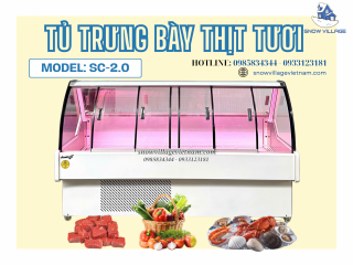 Tủ trưng bày thịt tươi SC-2.0 – Giữ trọn độ tươi, tôn vinh chất lượng