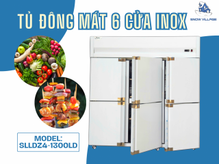 Tại Sao Nhà Hàng Lớn & Bếp Công Nghiệp Chọn 	Tủ Đông Inox SLLDZ4-1300LD (1500L)? Khám Phá Ngay!