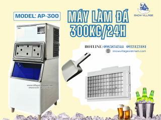 Đá viên chất lượng, năng suất cao – Chọn AP-300 cho mọi nhu cầu.