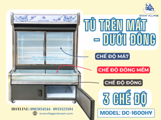 Ba ngăn, ba chế độ, vô vàn tiện lợi – Snow Village DC-1600HY.
