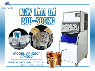 Cao Điểm Mùa Hè: Chọn Máy Làm Đá 200kg Hay 300kg Cho Đủ Dùng? 
