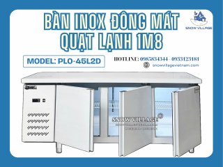 Bàn lạnh PLO-45L2D – Chăm sóc thực phẩm, nâng tầm chất lượng bếp.