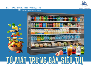Tủ Mát Không Cửa – Giúp Khách Dễ Chọn, Tăng Tốc Độ Mua Hàng