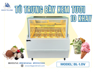 Kem mịn, kính trong, trưng bày đỉnh cao – chỉ có ở BL-1.0V Snow Village!