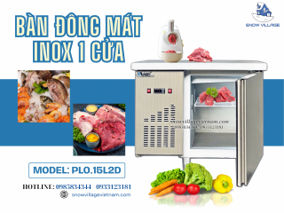 Chỉ 90cm, làm được tất cả! Bàn Đông Mát PLO.15L2D – Tiện lợi gấp đôi, tiết kiệm gấp ba!