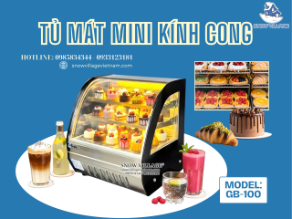 Giải Pháp Trưng Bày Cho Quầy Nhỏ: Tủ Mát Mini GB-100