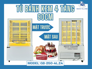 Bánh đẹp trong tủ đẹp – Khách yêu ngay từ cái nhìn đầu tiên khi ngắm Tủ GB-250-4L.Z4!