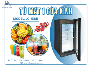 Không Gian Nhỏ Vẫn Dễ Trưng Bày Với Tủ Mát Mini LC-138B 138L