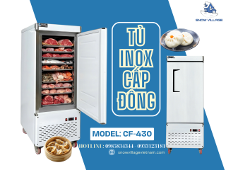 Cấp Đông Nhanh, Không Lo Bám Tuyết Với Tủ CF-430 Chất Lượng Snow Village
