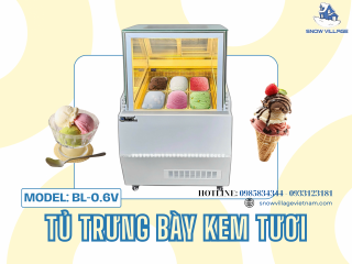 Giữ Kem Tươi, Mịn & Hấp Dẫn Ngay Với Tủ Kem Nhỏ Gọn BL-0.6V!