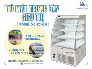 Không cửa – Không cản trở – Trưng bày thu hút bất ngờ khi sở hữu Tủ trưng bày đa năng XC-ZC-0.9