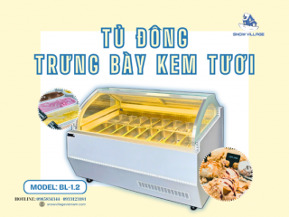 Khám phá tủ đông trưng bày kem tươi BL-1.2 thiết kế hiện đại sang trọng và tiện lợi