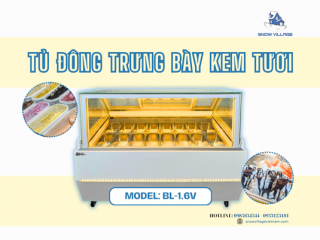 Khám phá tủ đông trưng bày kem tươi BL-1.6V sang trọng, hiệu quả