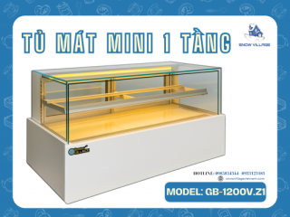 Tủ mát mini 1 tầng GB-1200V.Z1 nhỏ gọn thanh lịch và tiết kiệm điện năng
