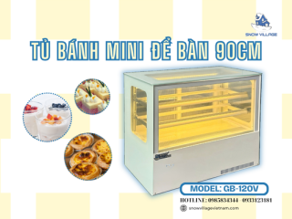 Tủ mát để bàn 90cm GB-120V nhỏ gọn, nổi bật cho quầy bar