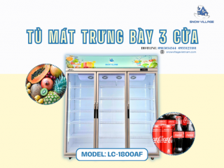 Khám phá tủ mát trưng bày 3 cửa LC-1800AF Dung tích lớn, làm lạnh mạnh mẽ