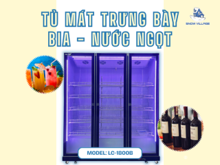 Tủ mát trưng bày bia rượu LC-1800B giải pháp trưng bày chuyên nghiệp cho quầy bar và nhà hàng