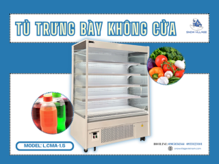 Tủ mát trưng bày siêu thị L.CMA-1.5 nâng tầm không gian bán hàng hiện đại