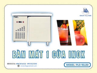 Bàn đông mát quạt lạnh PLO.15L2D giải pháp linh hoạt cho quầy bếp và quầy bar