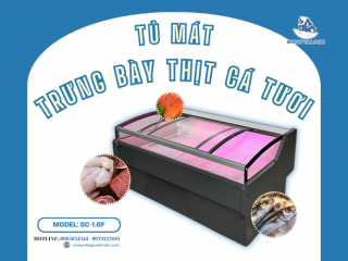 Mua tủ trưng bày thịt cá tươi SC 1.6F chính hãng giá tốt bảo hành uy tín
