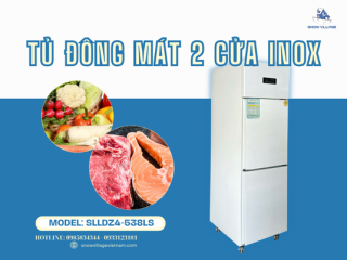 Tủ đông 2 cửa Inox SLLDZ4-538LS bảo quản đông mát tiện lợi