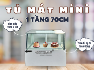[Mẫu mới] Tủ mát mini 1 tầng 70cm 