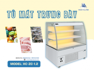 Đánh giá tủ mát trưng bày siêu thị XC-ZC-1.2 giải pháp trữ lạnh chuyên nghiệp