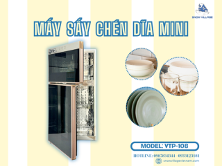 Tủ sấy chén mini YTP-108 – Sấy khô nhanh, khử khuẩn hiệu quả
