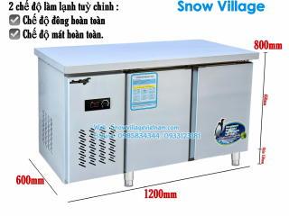 Bàn đông 1.2m để quầy bar - nhà bếp