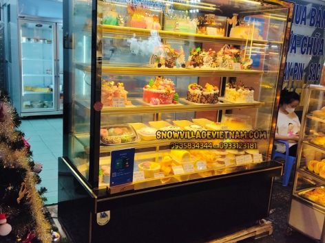 Tủ trưng bày bánh kem 5 tầng Snow Village