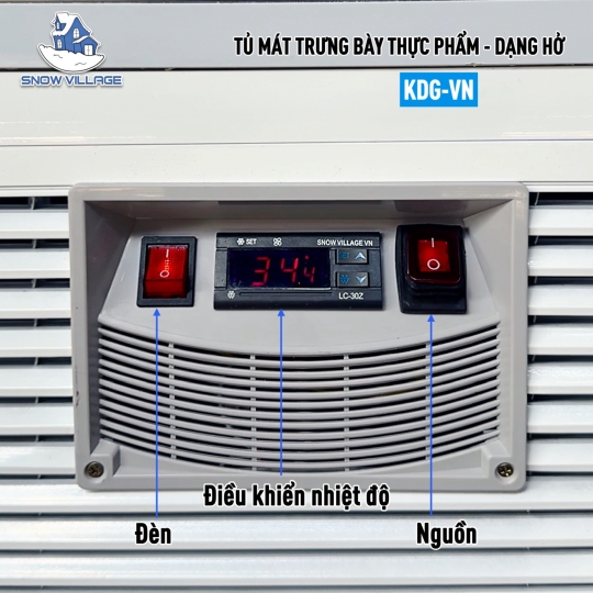 Tủ mát trưng bày siêu thị không cửa 1.8m KDG-1800VN