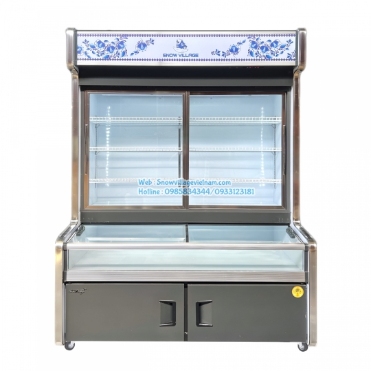 Tủ trên mát dưới đông 3 chế độ 1.6m DC-1600HY