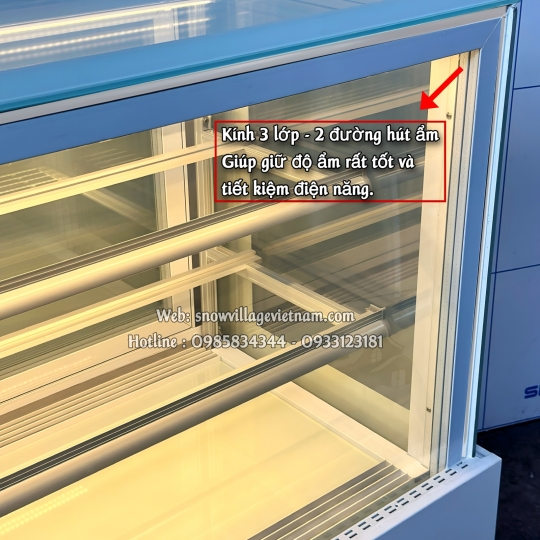 Tủ bánh 3 tầng 1.2m GB-300-4L.Z