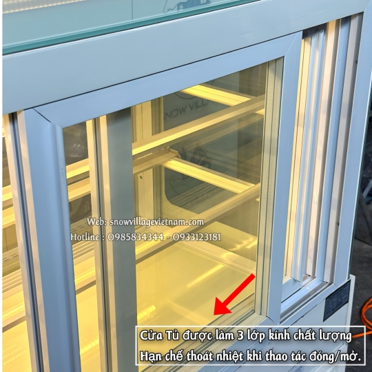 Tủ bánh 3 tầng 1.2m GB-300-4L.Z