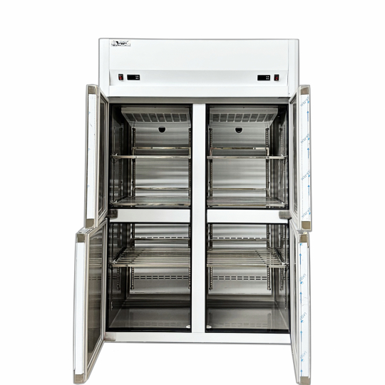 Tủ nửa đông + nửa mát 4 cánh inox 900L SLLDZ4-820LS