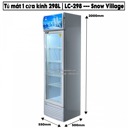 Tủ mát 1 cửa 298L