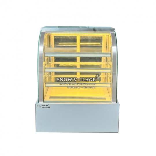 Tủ mát mini kính cong để quầy bar 4 tầng GB-100.Z4