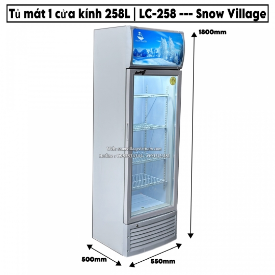 Tủ mát 1 cửa 258L