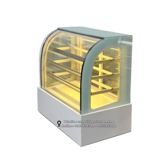 Tủ mát mini kính cong 4 tầng GB-120.Z4