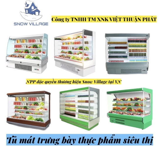 Tủ mát siêu thị cửa lùa