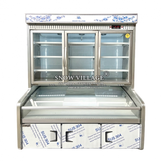 Tủ trên mát dưới đông 3 chế độ cao cấp DC-1800FY