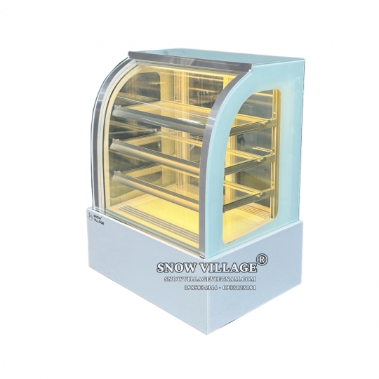 Tủ mát mini kính cong để quầy bar 4 tầng GB-100.Z4