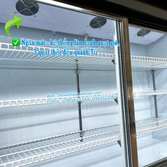 Tủ trên mát dưới đông 3 chế độ 1.6m DC-1600HY