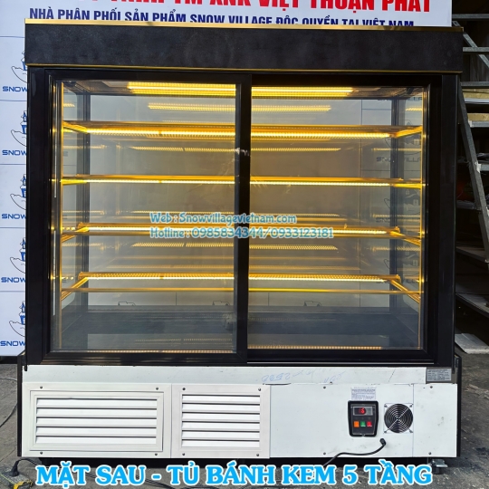 Tủ bánh 5 tầng 1.8m (Dàn lạnh trên) GB-500-4L.Z5