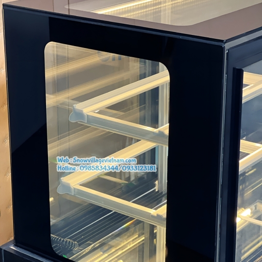 Tủ bánh kem mở cửa trước 1.2m 3 tầng