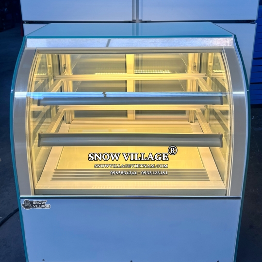 Tủ mát mini kính cong 70cm trắng GB-100