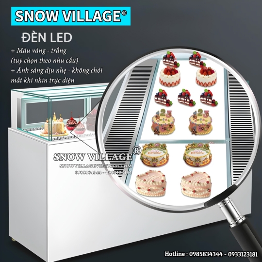 Tủ bánh kem 1 tầng