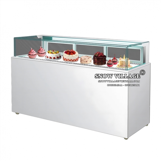 Tủ bánh kem thiết kế 1 tầng 1.5m GB-350-4L.Z1