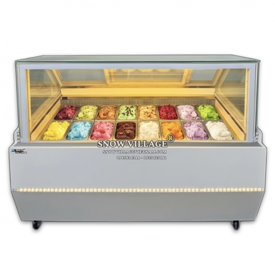 Tủ đông trưng bày kem 16 khay BL-1.6V